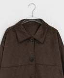 Mofila Suede Collar Over Jacket