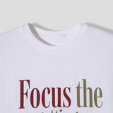 Focus printing short sleeves