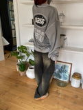 Sandy Double Washed Balloon Denim Pants