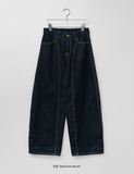 [unisex] Riove Raw Denim Wide Pants