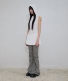 Hooded High Neck Dress