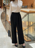 Berzel Pintuck Adjust Wide Slacks