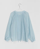 Senbaco Ribbon Layered Sleeveless Blouse