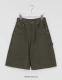 [unisex] Accorri Carpenter Pintuck Bermuda Pants