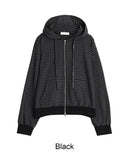 Caven Stripe Hooded Zip-Up