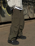 Nylon Cozy Cargo Pants