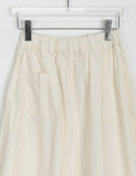 Shoniku banding pin tuck long skirt