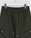 Linden Brushed Cargo Banding Wide Pants