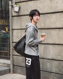 Luffy 23-embroidered wide sweatpants