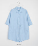 [unisex] Myoaku Nylon Carpenter Over Short Sleeve Shirt