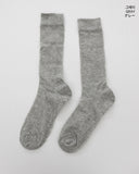 Tijou ribbed see-through long knee socks