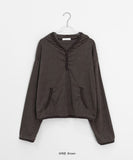 Kudelin Button Stripe Hoodie