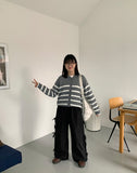 [BAONHAUS] Lubena Nylon Ribbon Banding Pants