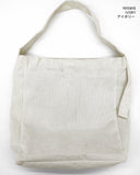 Dots corduroy big shoulder bag