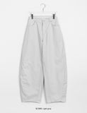 Waju cut wide balloon cotton pants