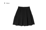 Rocker Midi Nylon Pleated Skirt