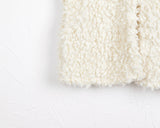 Woola Fur Snowflake Layered Vest