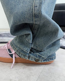 Leiti Dart Wrinkle Denim Pants