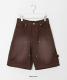 [unisex] Melco Banding Carpender Washing Bermuda Cotton Pants