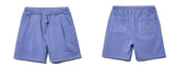 Pleat pigment washing short pants