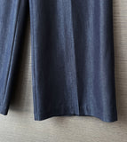 Lauren Wide Denim Slacks Pants