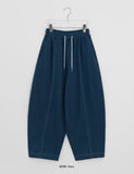 [Unisex] Gante Stitch Banding Balloon Wide Pants