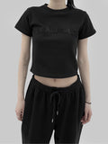 Wintz Patch Brushed Crop Tee