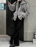 Boa fleece hooded zip-up