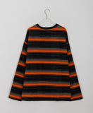 [unisex] Tavern Angora Stripe Long Sleeve Tee