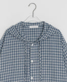 [unisex] Vults Vintage Over Check Hood Shirt
