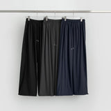 Two-way String Rustling Nylon Span Balloon Wide Banding Pants