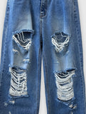 Bet Vintage Wide Denim Jeans
