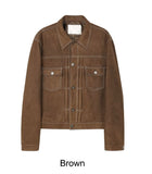 Kien Suede Trucker Jacket