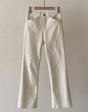 Verjus semi-straight fit cotton pants