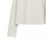 [PLAN MADE] Loop Lace-up Boat Neck Knit
