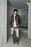 A-2 Washing Leather Jacket
