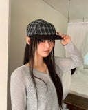 Dove See-through V-neck Two-Way Button Cardigan