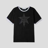 Fourid Star Ringer Short Sleeve T-shirt