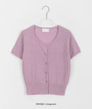 Mimina summer crop short sleeve cardigan