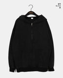Tanner Pigment Overfit Hooded Zip-Up