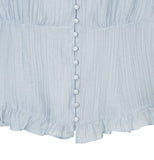 Delre Sheer Wrinkle Blouse