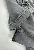 Blackring Zipper Cargo Denim