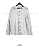 Into summer see-through linen cardigan