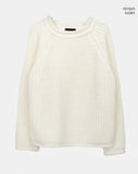 Daran Alpaca Round Neck Wool Long Sleeve Knit