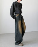 Howling Side Pintuck Denim