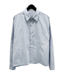 (unisex) Ramic Stripe Crop Shirt