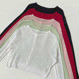 Thin Feminine Pendant Long Sleeve Cardigan