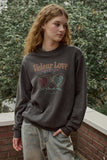 Velour Love Pigment Sweatshirt