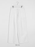 [unisex] Sicuro Banding Wide Cotton Pants