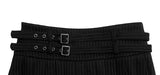 [Belt SET] Appu Stripe Pleated Skirt